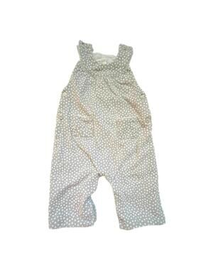 Jacadi Gray Polka Dot Overalls 3m